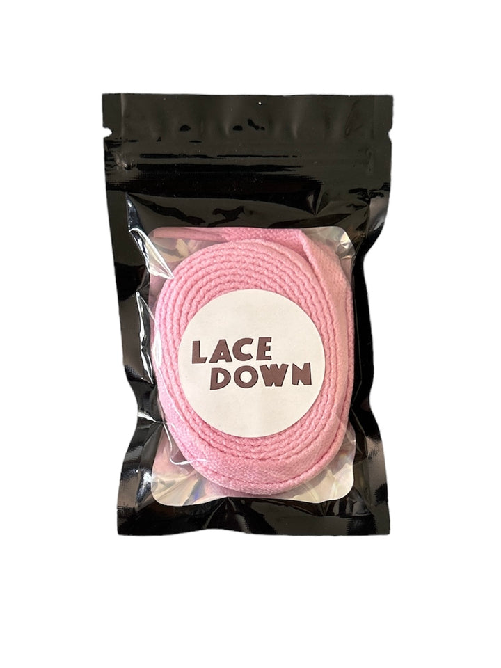 Flat Shoe Laces - Pink (1 Pair/2 Pieces)