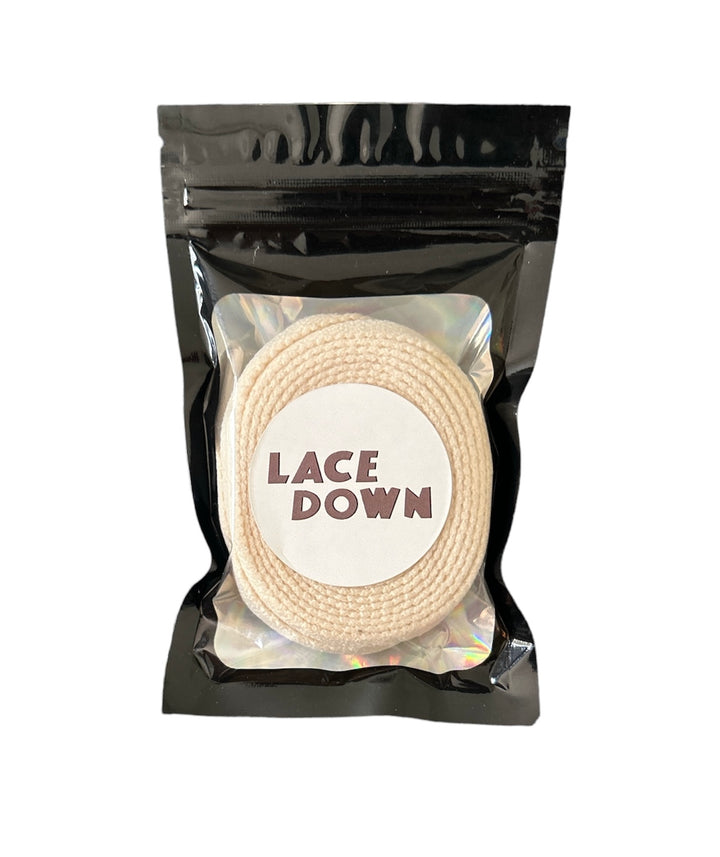 Flat Shoe Laces - Cream (1 Pair/2 Pieces)