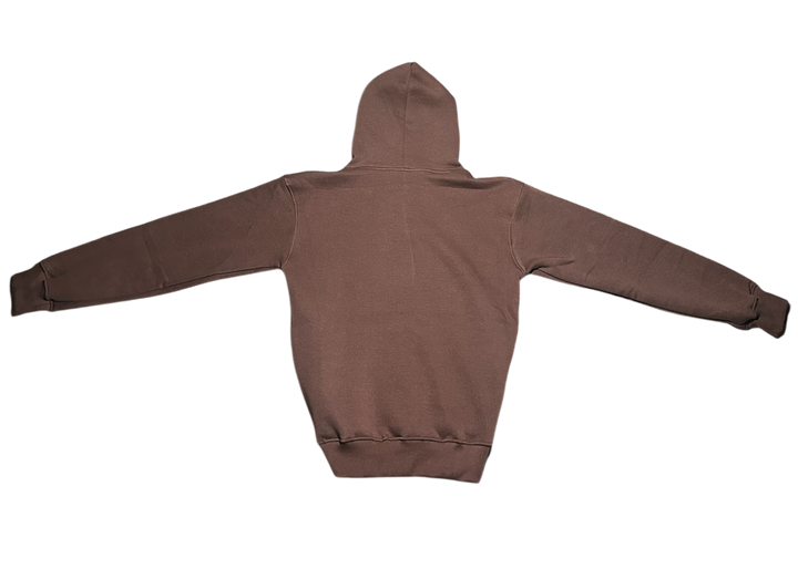 BROWN “STOP TRYING TO BE LIKED” HOODIE